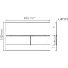 Система инсталляции для унитазов WASSERKRAFT ALLER 10TLT.010.ME.CH04