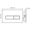 Система инсталляции для унитазов WASSERKRAFT GLAN 66TLT.010.ME.BL.WH03